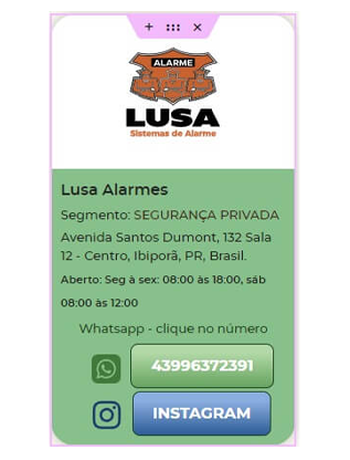 Card Padrão Modelo IBI-ON
