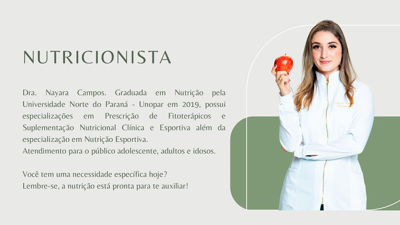 Nayara da Evoluir contato no IBI-ON