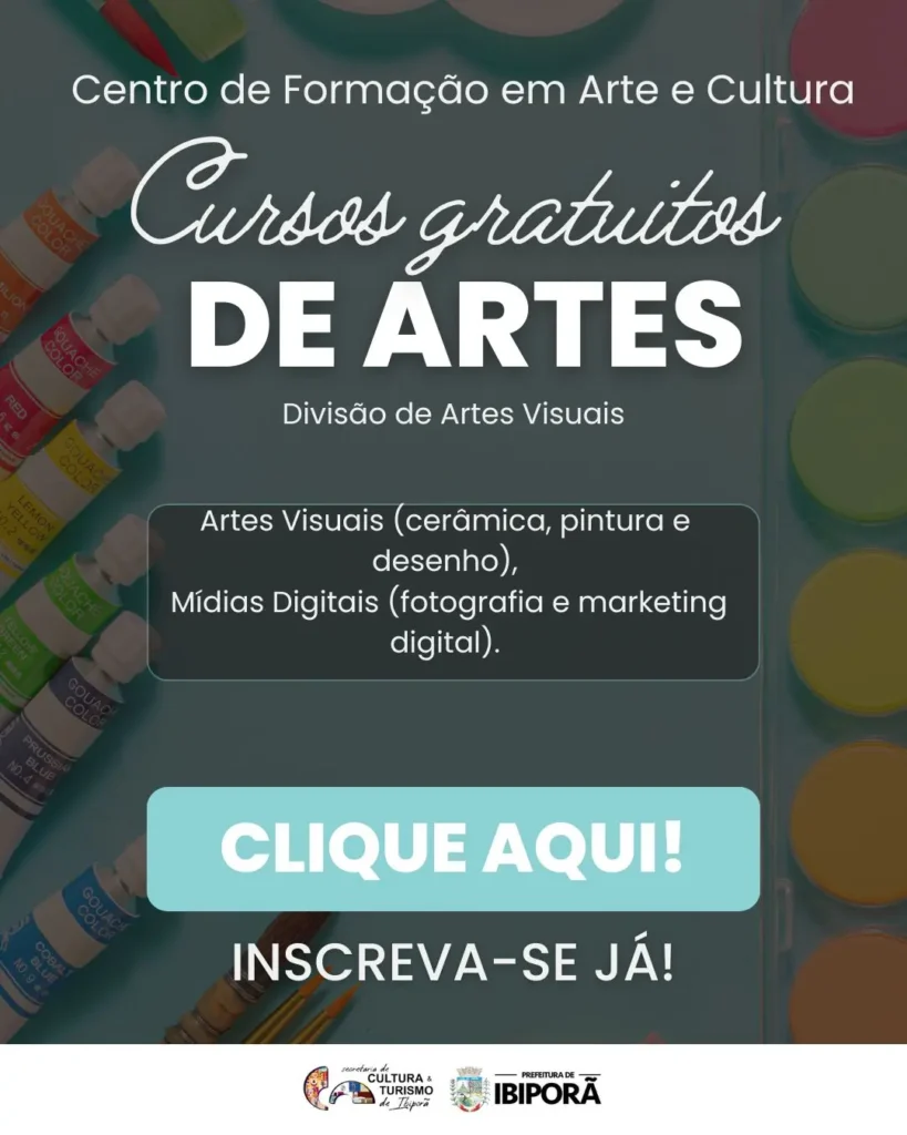 Curso de Artes Secretaria de Cultura no IBI-ON