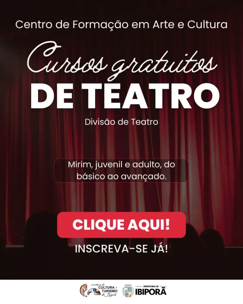 Curso de Teatro Ibiporã no IBI-ON